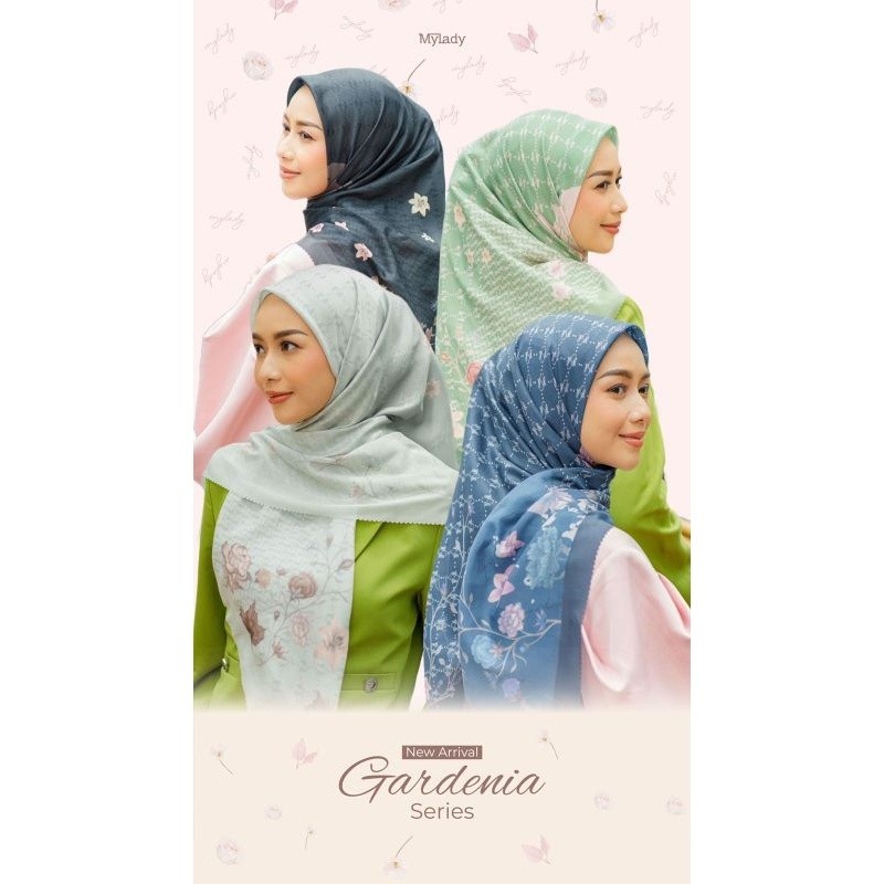 MYLADY Gardenia Series Voal Printed Scarf