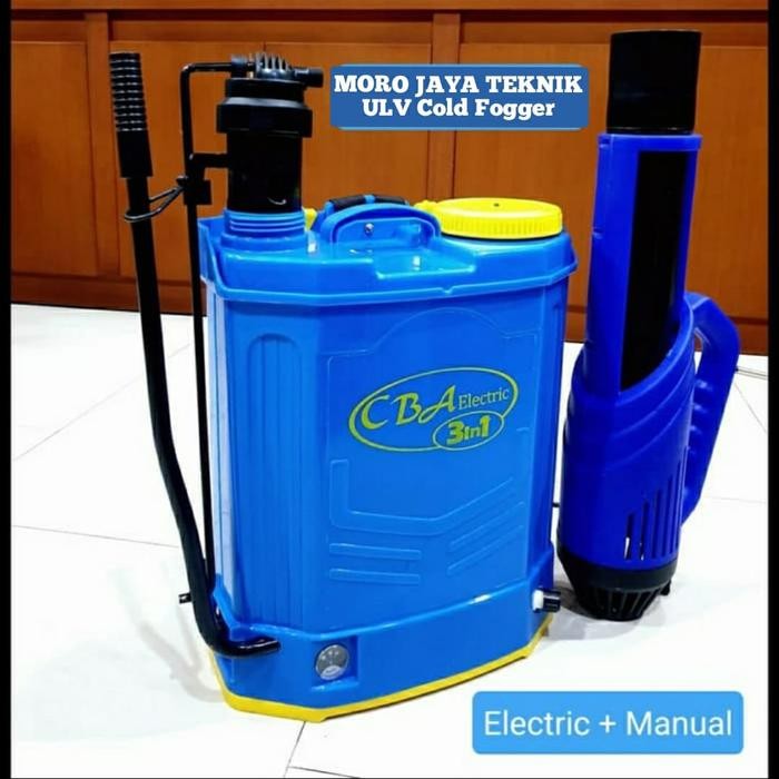 ULV Cold Fogger Cairan Disinfektan Lengkap Power Booster Electric