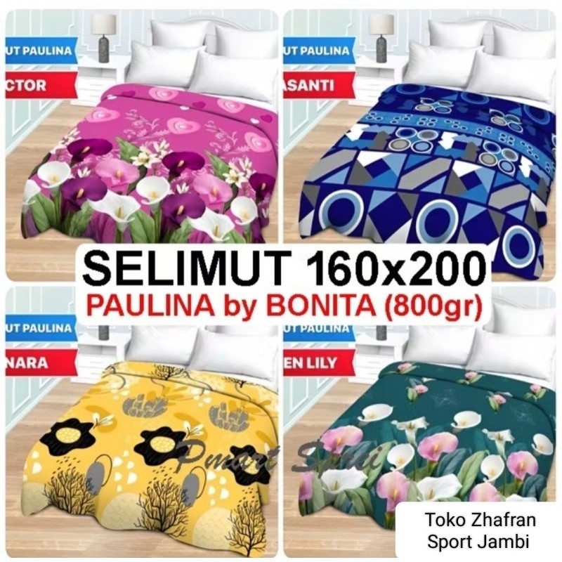 Selimut Bonita Paulina 160x200 / Selimut Paulina 160x200 by Bonita