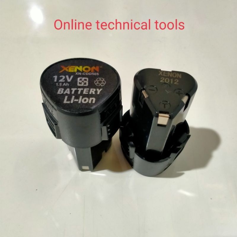 BATERAI 12V untuk semua MESIN BOR CAS 12 v CORDLES DRILL XENON