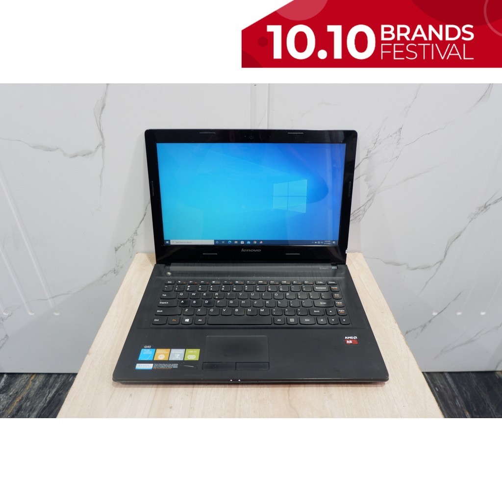 Laptop Lenovo G40 AMD A8 6410 Ram 16Gb 512Gb Normal Siap Pakai - Leptop Laptop Murah - Laptop Malang