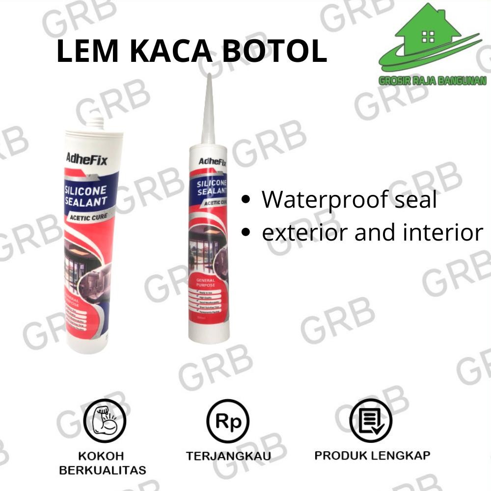 

Sealent/Lem kaca botol silicon