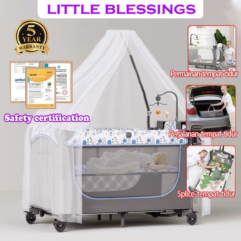 Lipat cepatBox Bayi Tempat Tidur Bayi ranjang bayi baby box Bisa dilipat