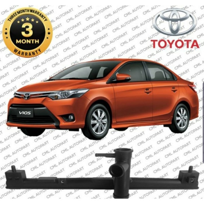 Upper tank Radiator/Top tank Toyota Vios 2004