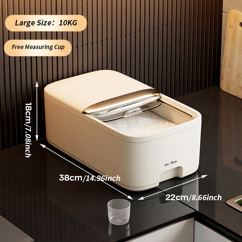 Household rice bucket, insect proof, moisture-proof, sealed, flour, rice box, rice, flour miscellane