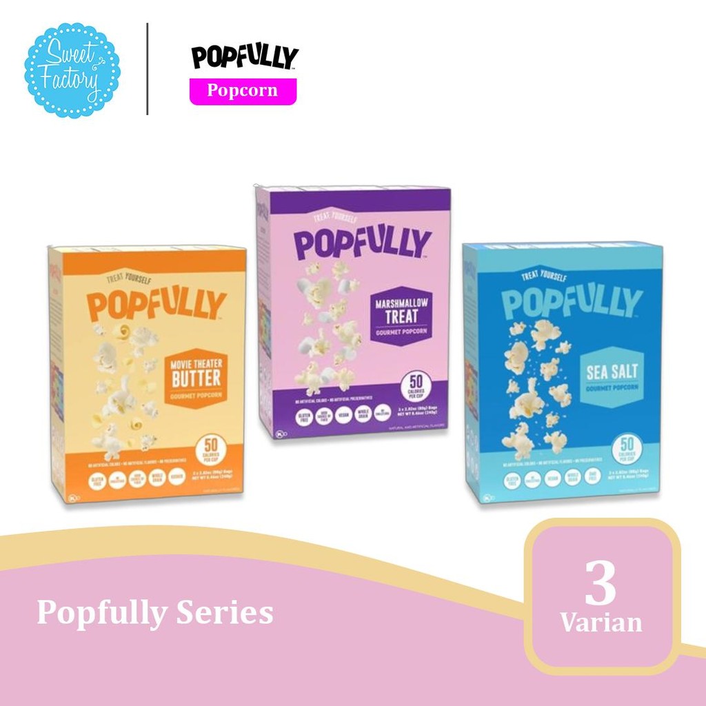 

Popfully Gourmet Popcorn - Makanan Impor USA