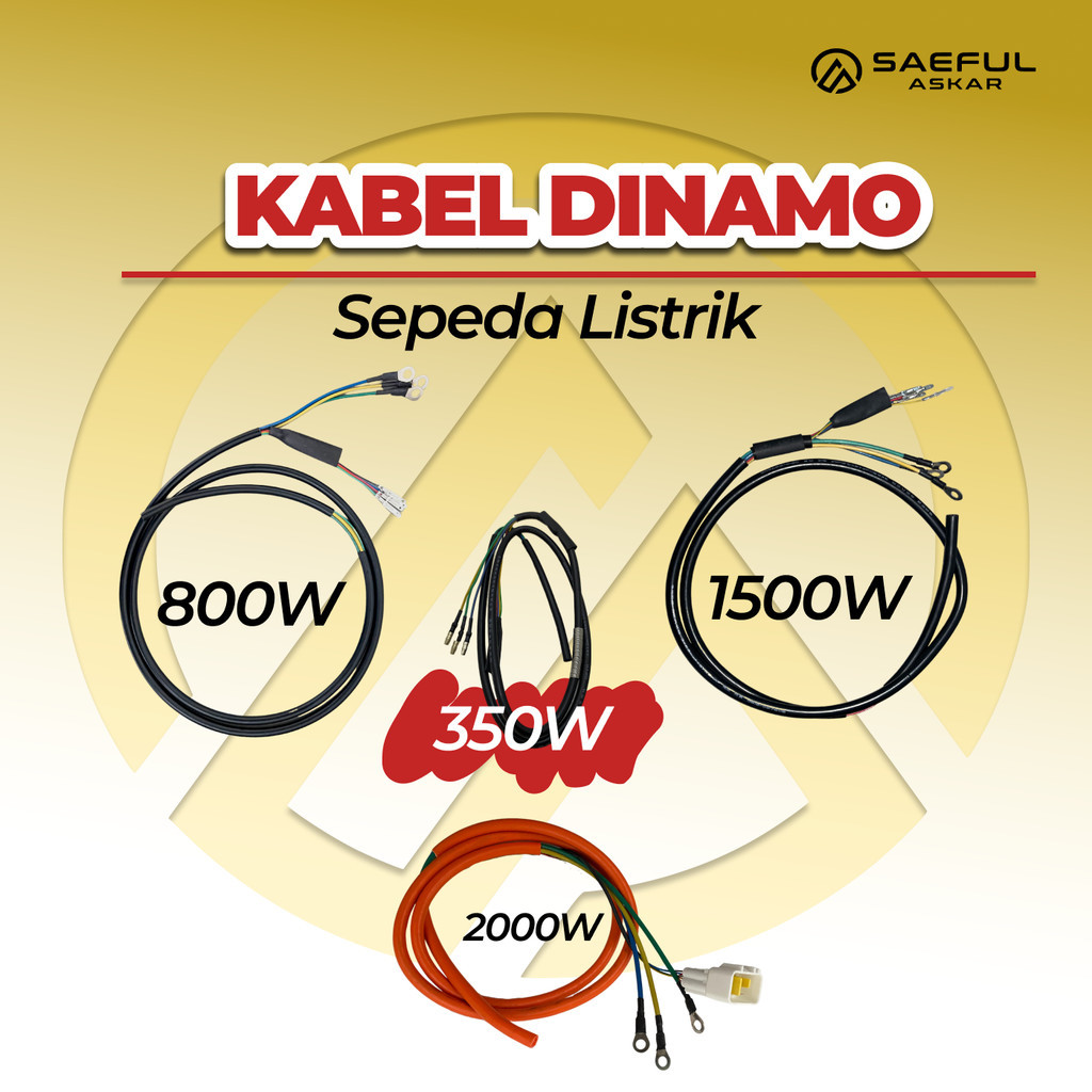 Kabel Dinamo BLDC Motor Brushless Sepeda Listrik Roda 3 Listrik Motor Listrik