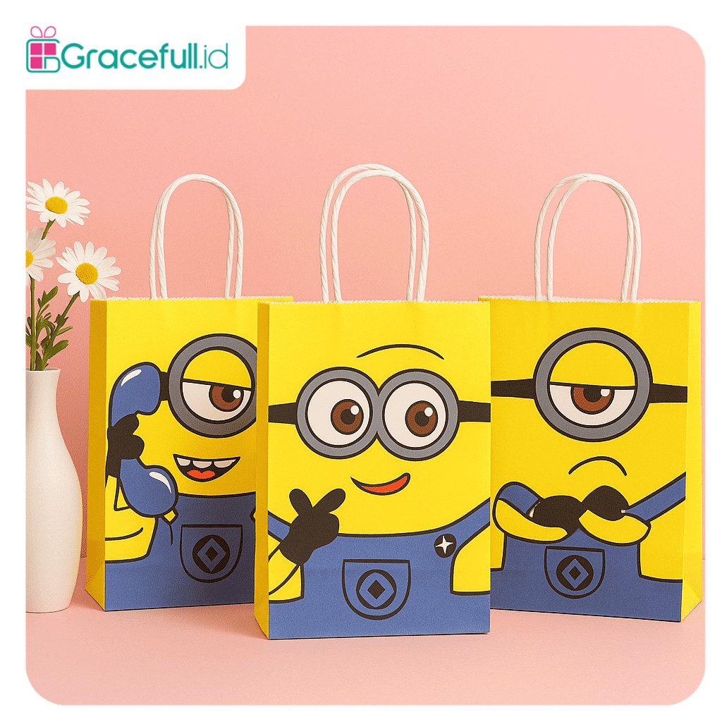 

Paper Bag Random Motif Minion Random / Goodie Bag Minion / Paper Bag Motif / Paper Bag Karakter Minion I AK02M5