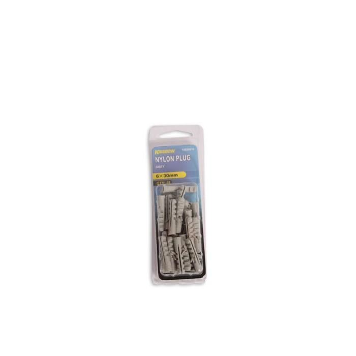 KRISBOW FISHER SEKRUP NILON PLUG 6X30MM 25 PCS - ABU ABU