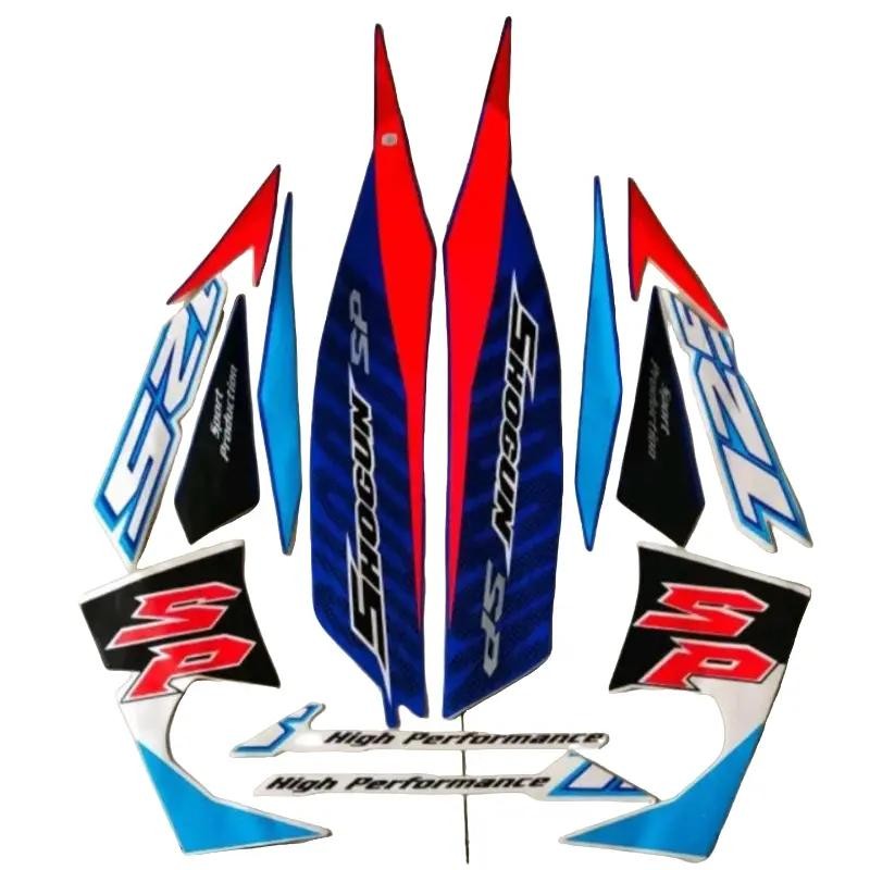 Stiker Striping Motor Suzuki Shogun125 R Tahun 2008-2010 Full Body Terbaik Original Aksesoris Motorc