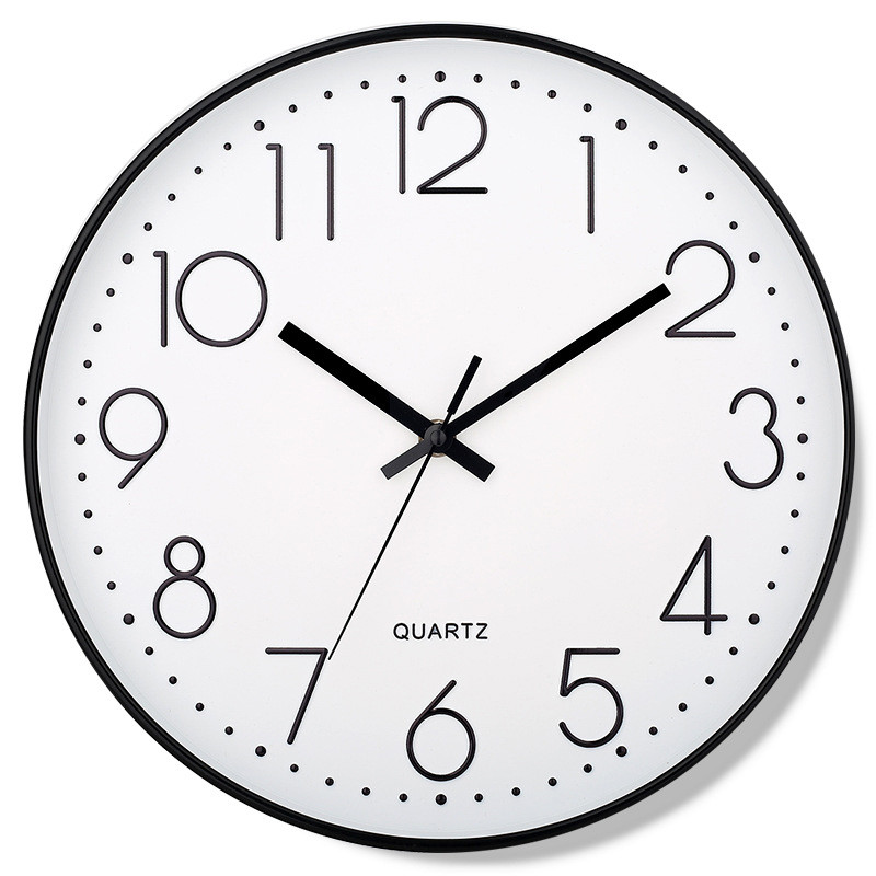 8 In  Mute Wall Clock Simple Digital Wall Clock Home Decorations Cubic Digital Clock Quartz Wall Clo
