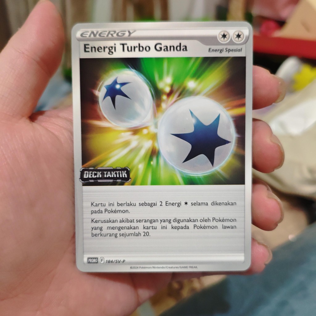 energi turbo ganda promo deck taktik 184/SV-P TCG pokemon F