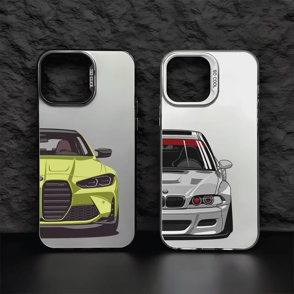 【Suka-Suka Case】IMD luxury car BMW Softcase OPPO Casing Untuk-Oppo-A8-A18-A15-A16-A57-A55-A38 A3S A5