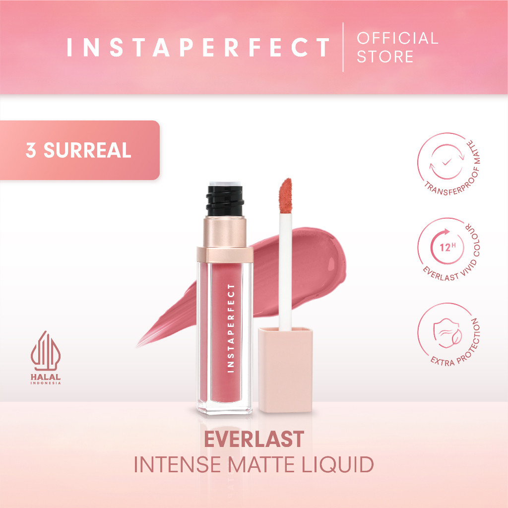 [NED Gift Not For Sale] Instaperfect Everlast Intense Matte Liquid 03 SURREAL 4.2 g
