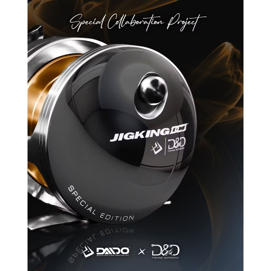 Reel Pancing OH Daido JIGKING DCT X DND 1500, 2000, 3000 HS (8+1 Bearing) OverHead Murah