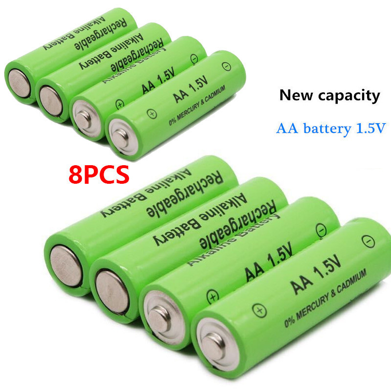 Baterai Cas Litium Aa Battery 1.5V 100% Label Baru 3800 Mah Baterai Isi Ulang Aa 1.5V