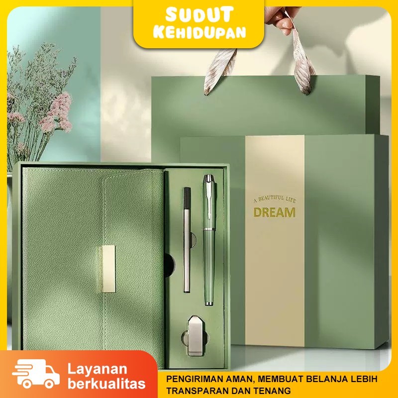 

Paket Hadiah Buku Catatan Bisnis Lipat Tiga A5 Cocok untuk Kantor dan Sekolah Kado Terbaik