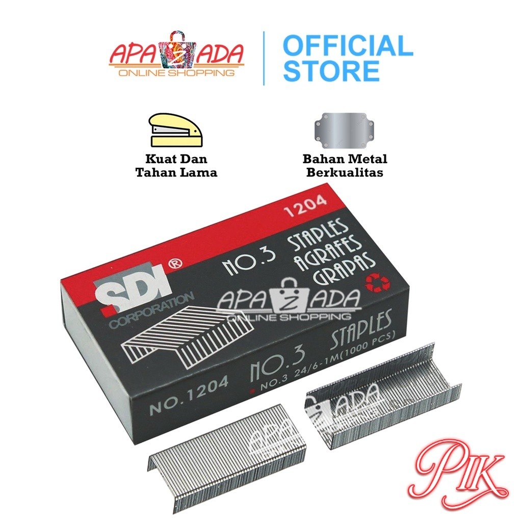 

Apazada No.3 Staples / Isi Staples No.3 [1 Pack Isi 10 Box Kecil] 1204