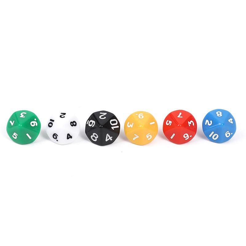 Dice 10 Side & Dadu 20 sisi  -  Game Board - Monopoli - D&D