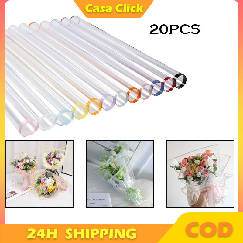 

Frame Opp Transparent Kertas Bunga Wrapping Paper Flower Waterproof Kertas Buket Pembungkus Bunga