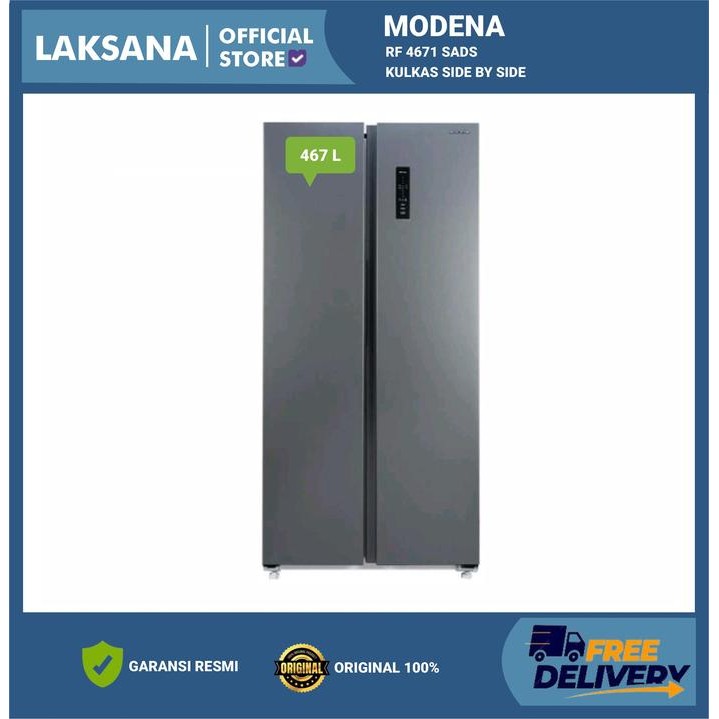 KULKAS MODENA SIDE BY SIDE RF 4671 SADS