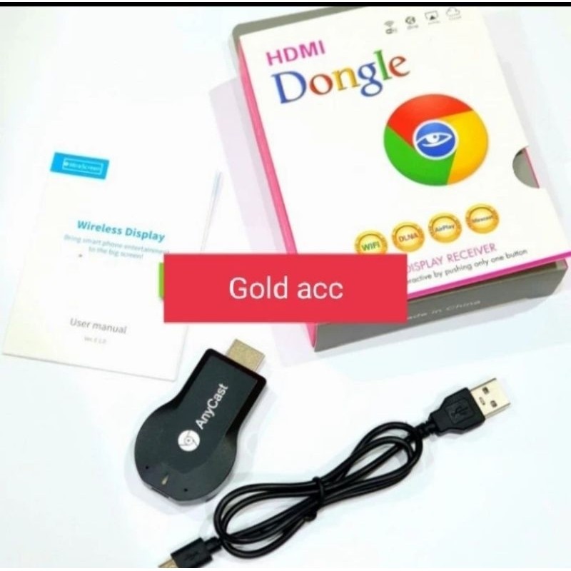 HDMI dongle wireless hdmi dongle Anycast bluetooth dari hp ke tvCO