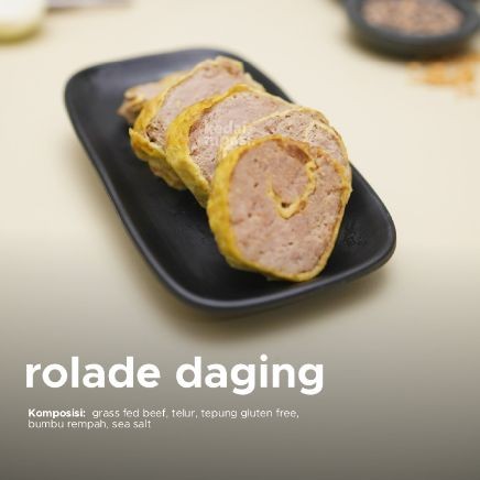 

Kedai Mpasi Rolade Daging Organik Gluten Free (100g)|Rolade|GlutenFree|Mpasi|Rolade Organik