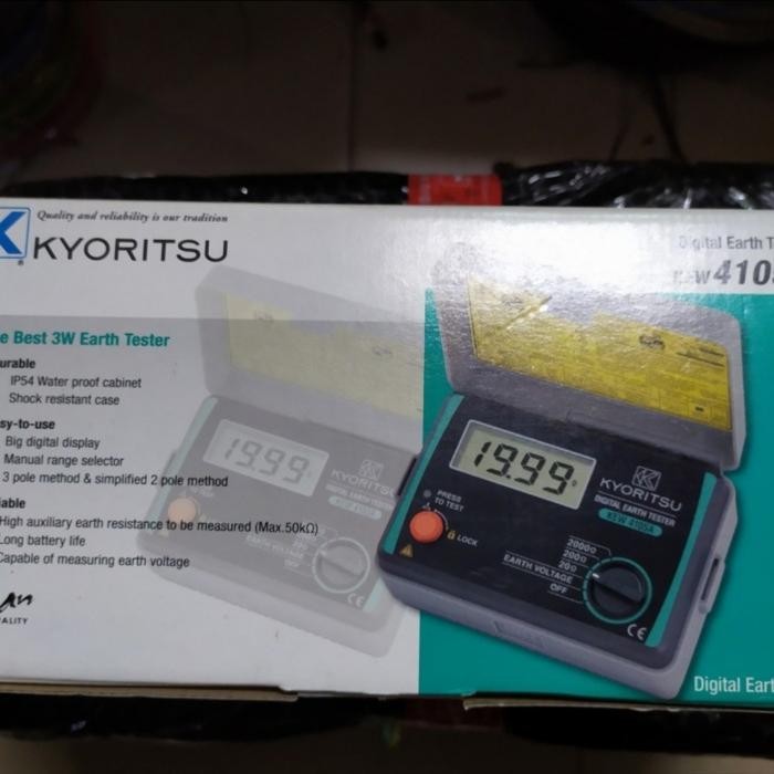 Kyoritsu 4105A earth tester / meger grounding kyoritsu 4105A