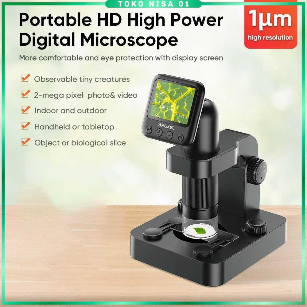 APEXEL Mikroskop Digital Portable Microscope 1um 1080P - APL-MS003