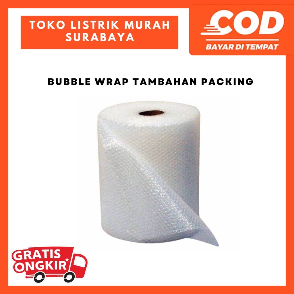 

Additional Extra Bubble Wrap / Kerdus Tambahan untuk Packing