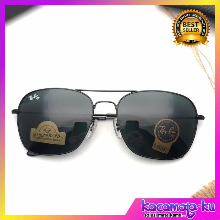 Kacamata Rayban caravan lensa kaca Kacamata-KU