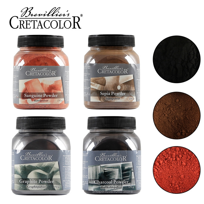 

Austria Imported CRETACOLOR Sketch Toner Painting Graphite Charcoal Color Powder Black Carbon Sanguine Powder Art Supplies