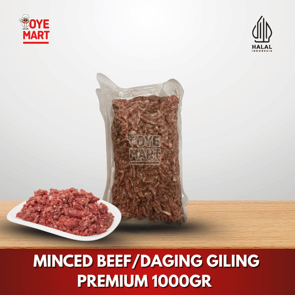 

DAGING SAPI GILING CINCANG PREMIUM 1000GR/MINCED BEEF