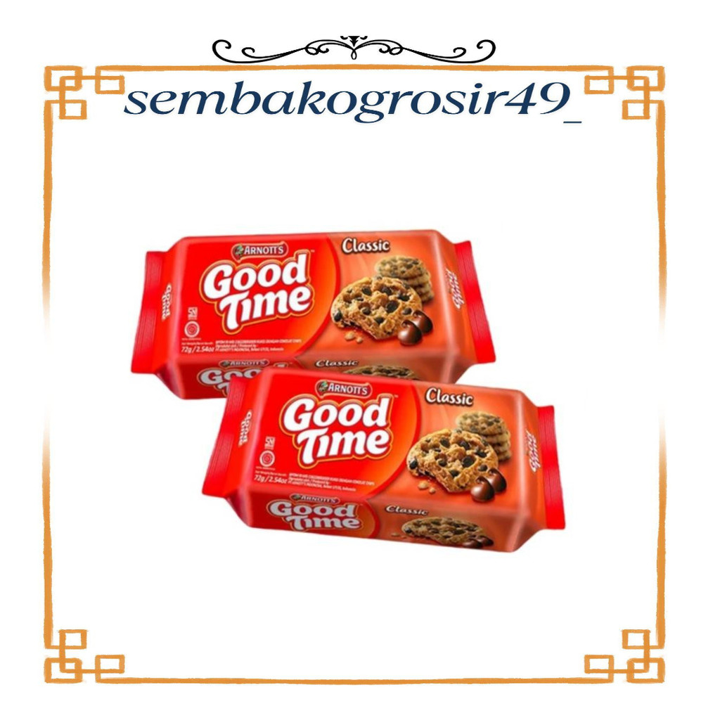 

SG49_GOOD TIME Classic Chocochips Cookies 72gr BISCUIT GOODTIME SG