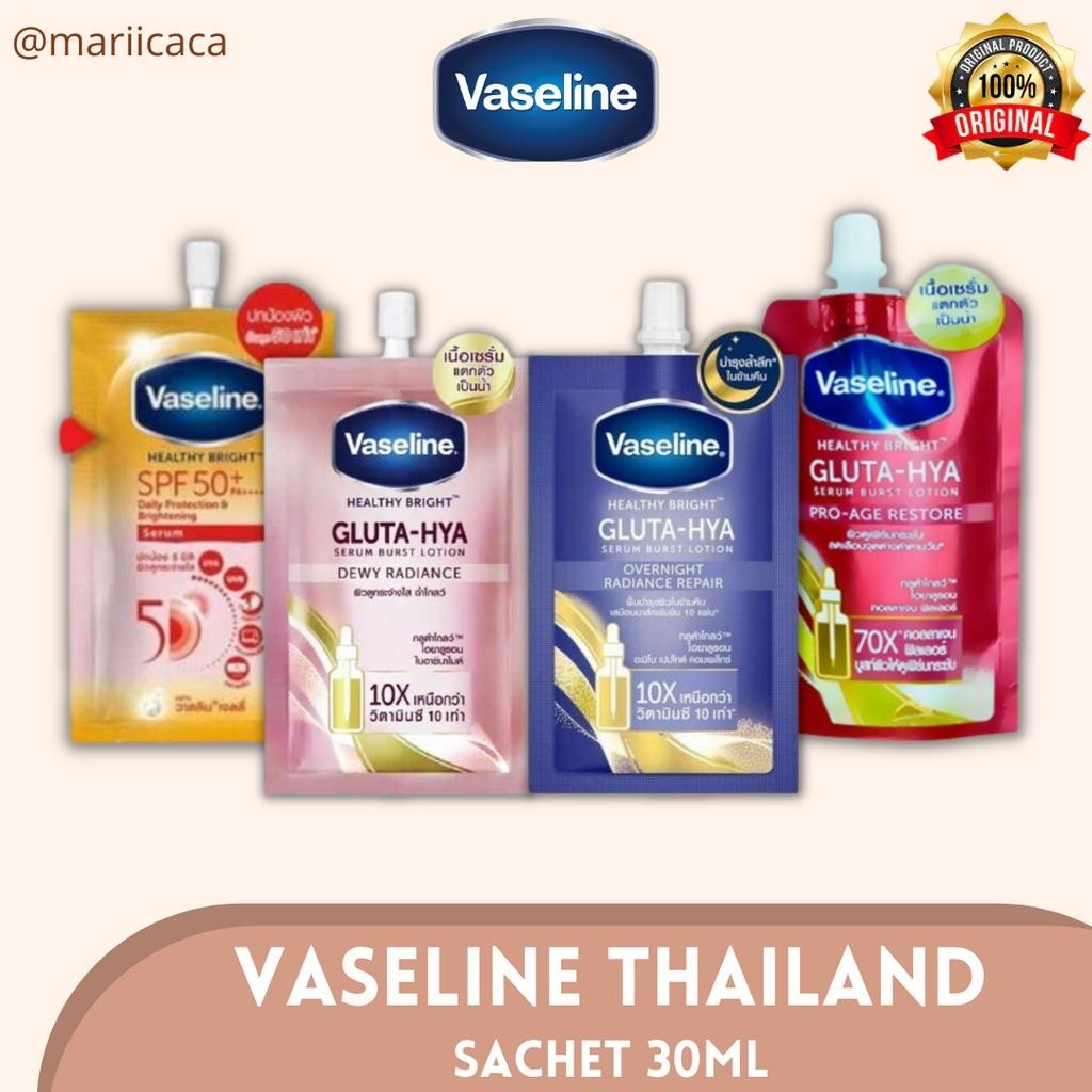 Vaseline Gluta Hya Serum Burst Lotion Sachet