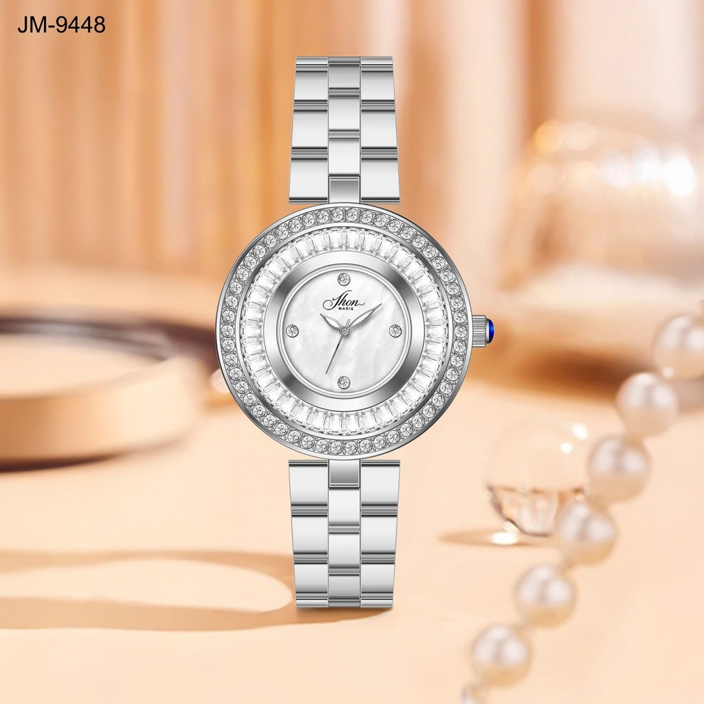Jam Tangan Wanita Jhon Marie 9448 Rantai Stainless Steel Original
