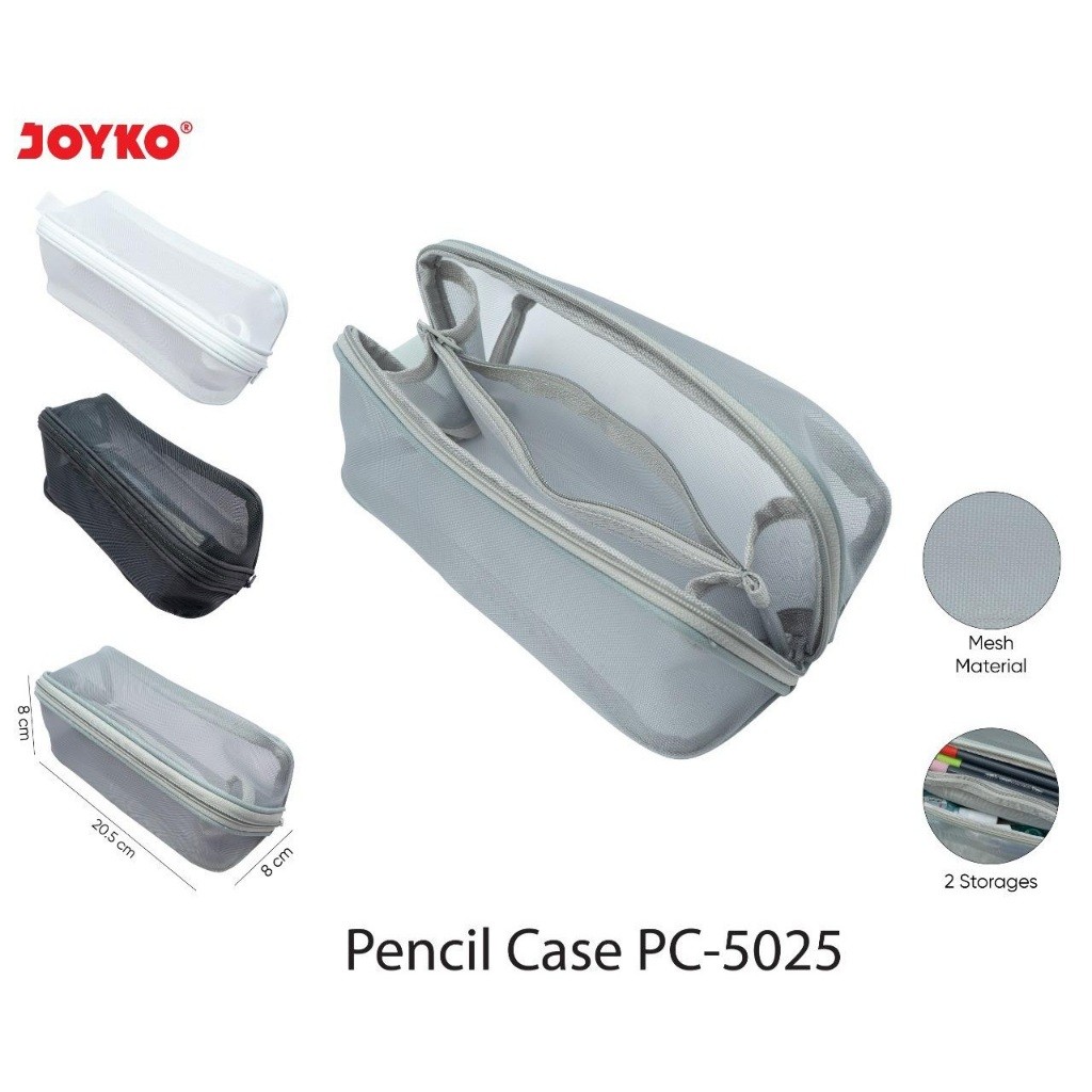 

Joyko pencil case big capacity /kotak pensil estetik kapasitas besar PC-5025