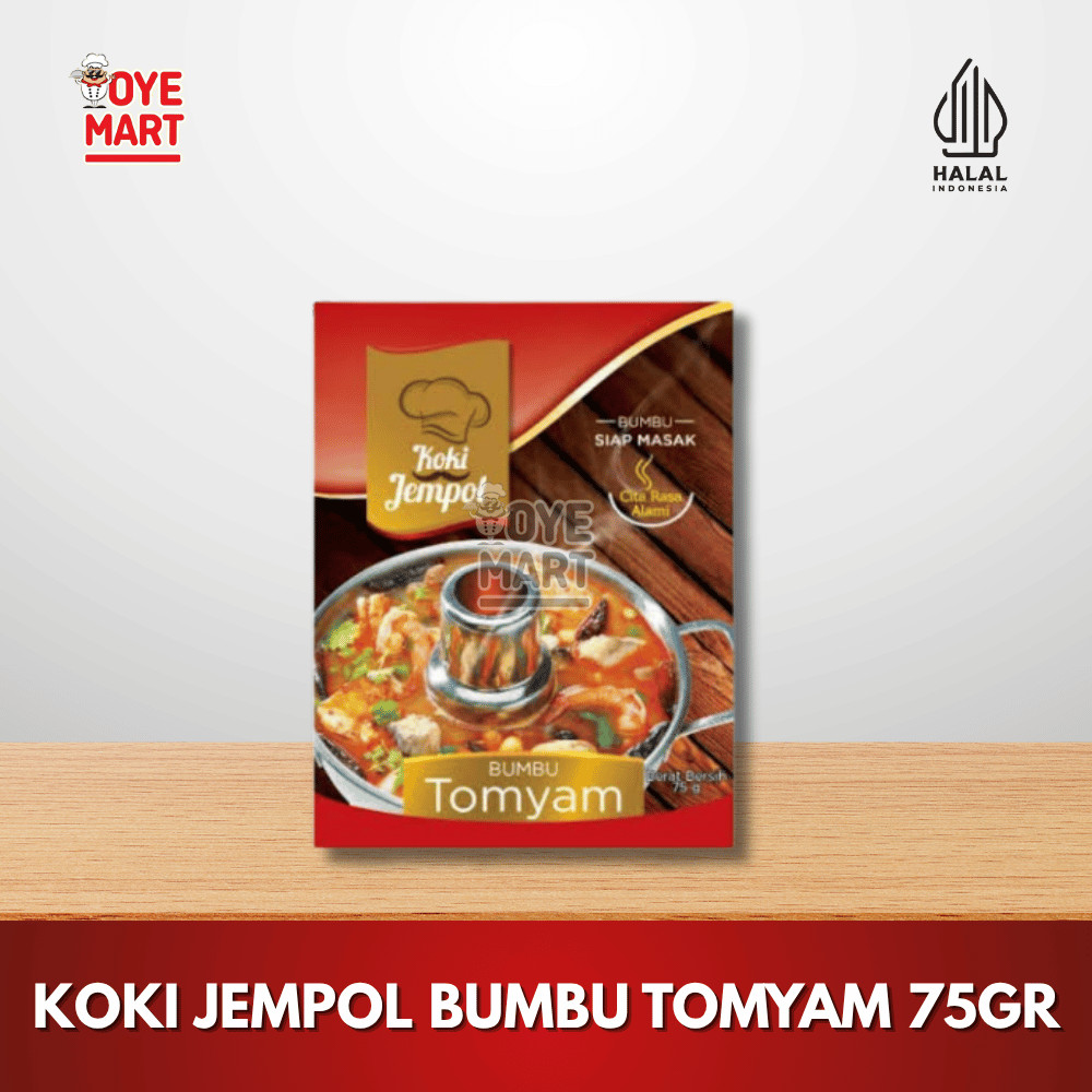 

KOKI JEMPOL BUMBU TOMYAM 75GR / BUMBU INSTANT TOM YUM
