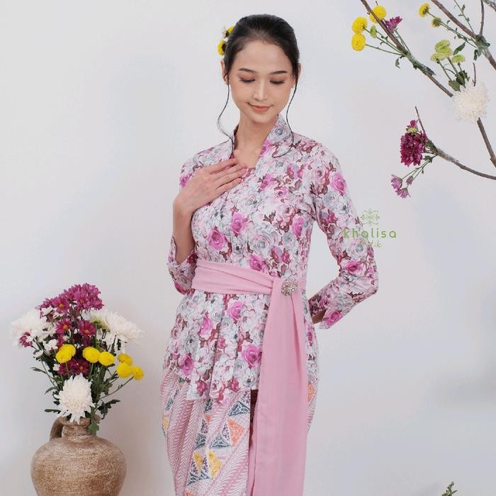 

Kebaya Kutu Baru Katun Jepang by Khalisa Batik - Hanum Lilac - M