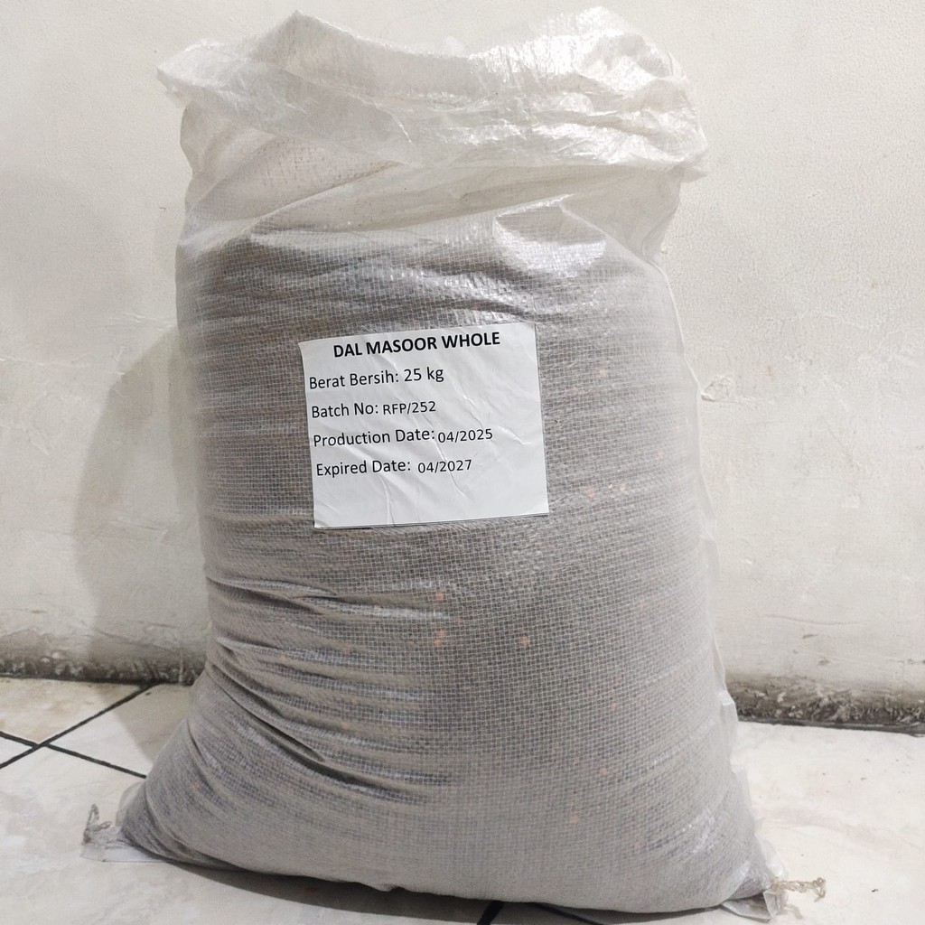 

LENTIL COKELAT/DAL MASOOR WHOLE BROWN 25KG