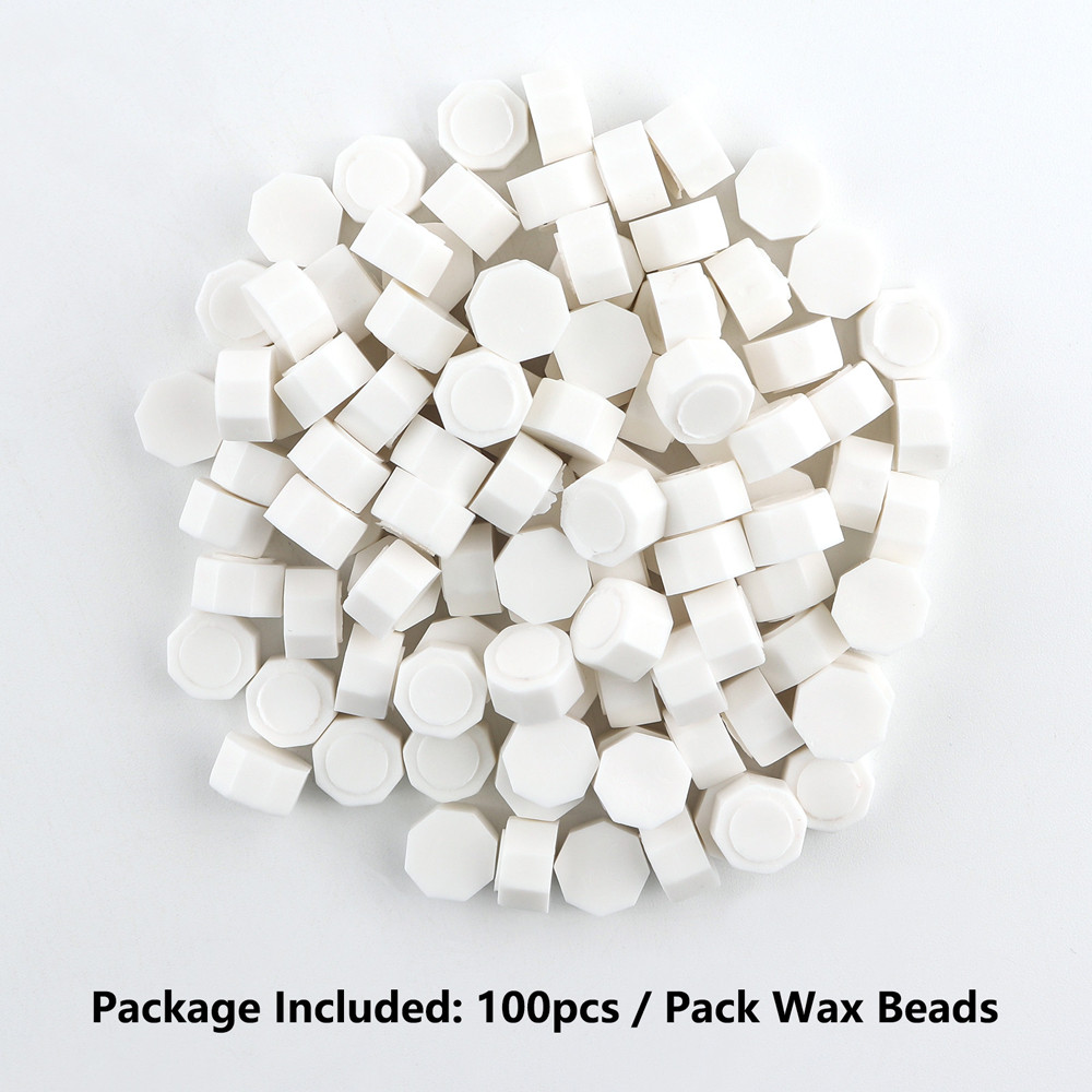 

Best Wishes Wax Seal Stamp Set white Sealing Wax Beads Kit for Wedding Wax Seal Stamp Scrapbooking Craft Card Making Supplies