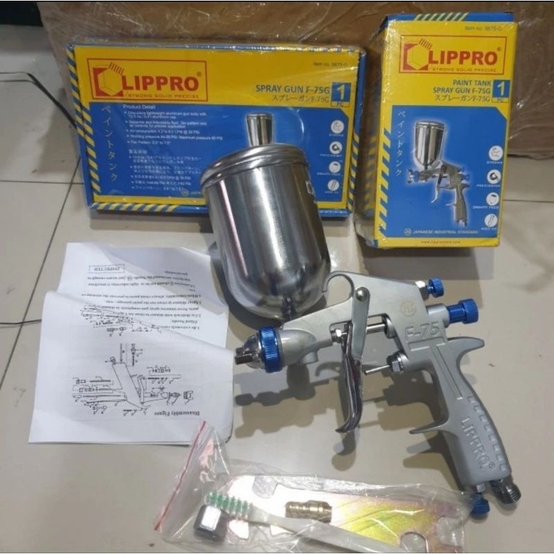 LIPPRO SPRAY GUN F75 G SPRAY CAT LIPPRO F 75G TABUNG ATAS Co