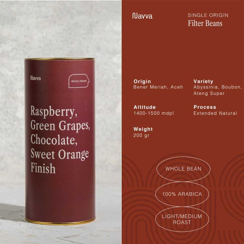 

200 gr Filter Beans Arabica Manual Brew Gayo Strong Wine / Biji Kopi Sangrai Arabika V60