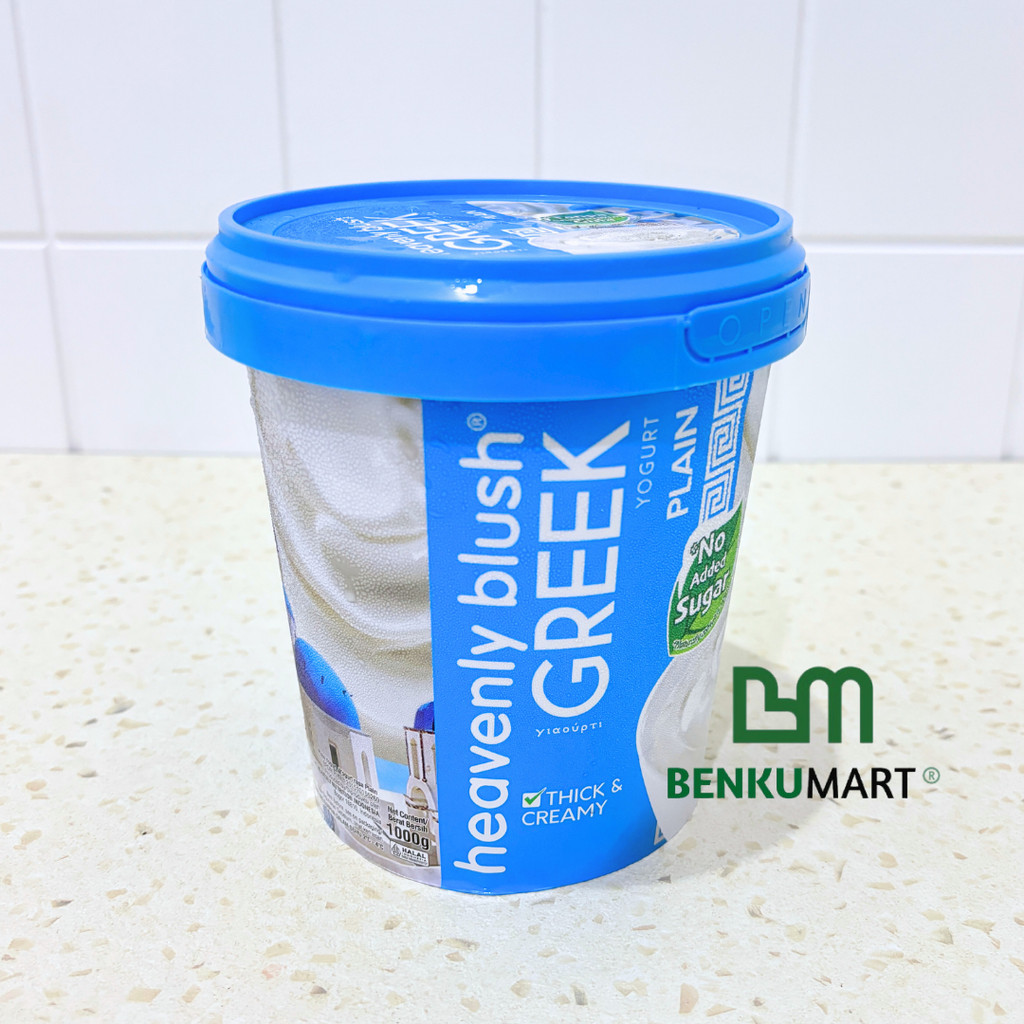

Greek Yogurt Heavenly Blush Plain 1000 gr | Original 1 L / 1 Kg