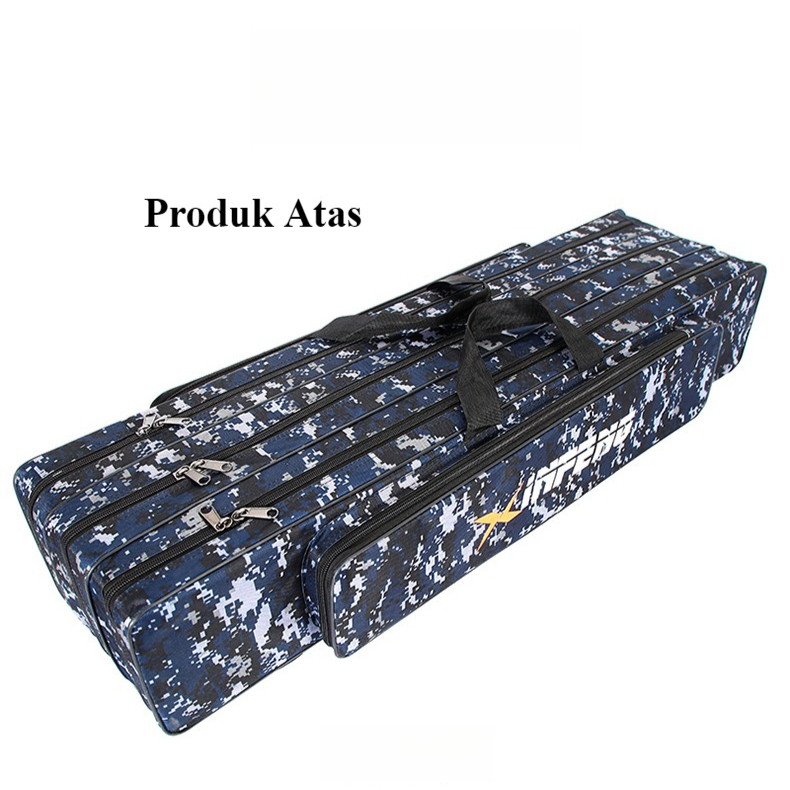 Ukuran 90/100/120cm Kapasitas Besar  Tas Joran Pancing Jumbo Tas Tahan Pakaian Penguatan Tali Bahu P