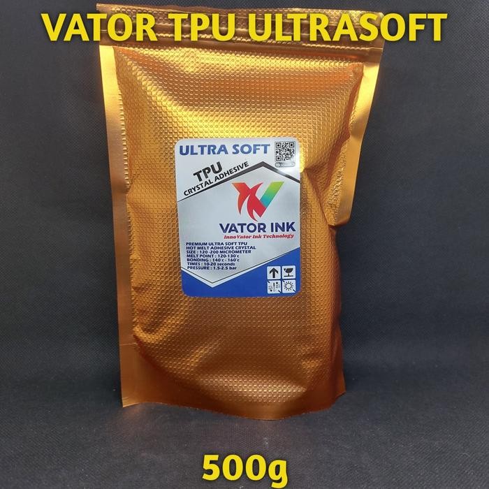 

VATOR TPU ULTRASOFT 500gr CRYSTAL DTF ADHESIVE LEM SABLON PLASTISOL Terlaris