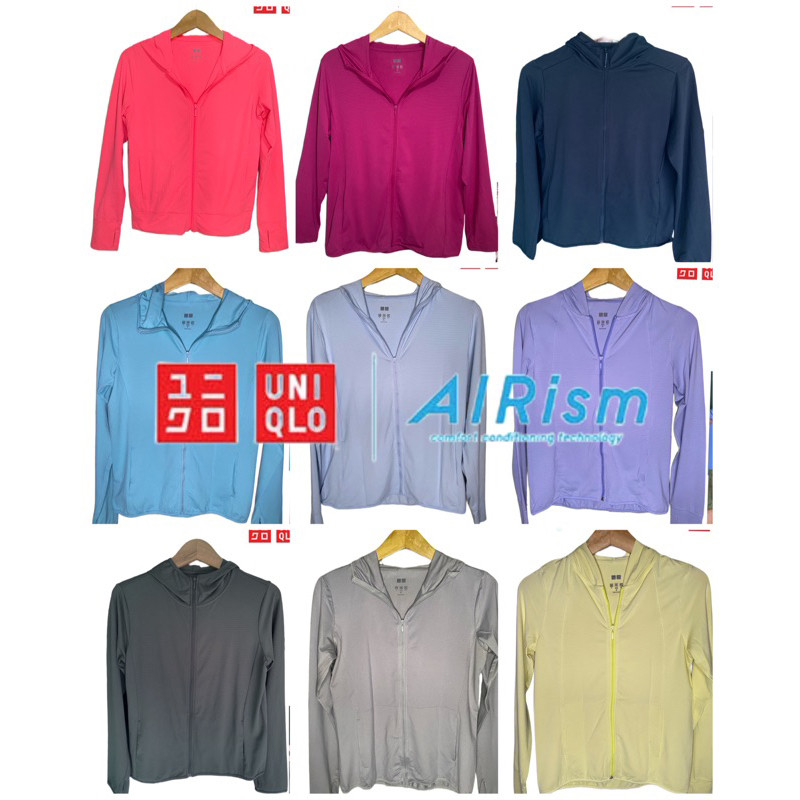 Airism Uniqlo Original UV Protec Jaket Running Thrift Brand