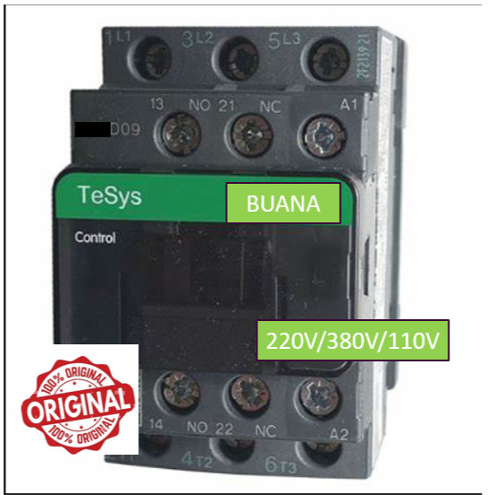 Kontaktor Schn*ider LC1D09M7 25A 220V /380V/110V Contactor 1 Phase 3 Phase LC1D09 M7 LC1D09Q7 terlar