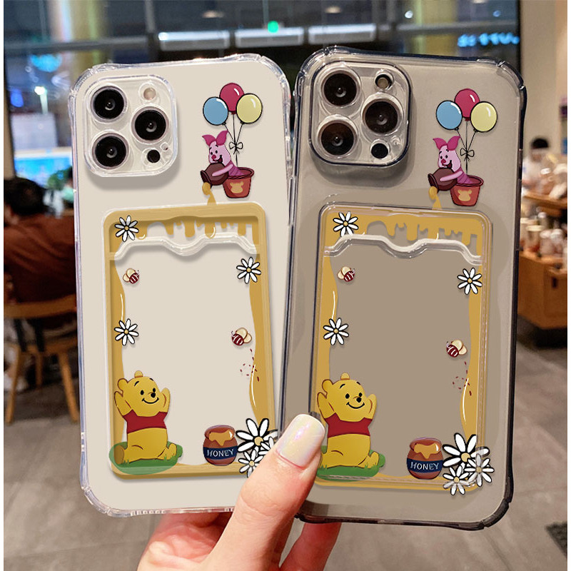 SoftCase ATM ID Card Bear  pattern Casing For Realme Note 60 60x 50 Narzo N63 N61 10 N53 50A 50i Pri