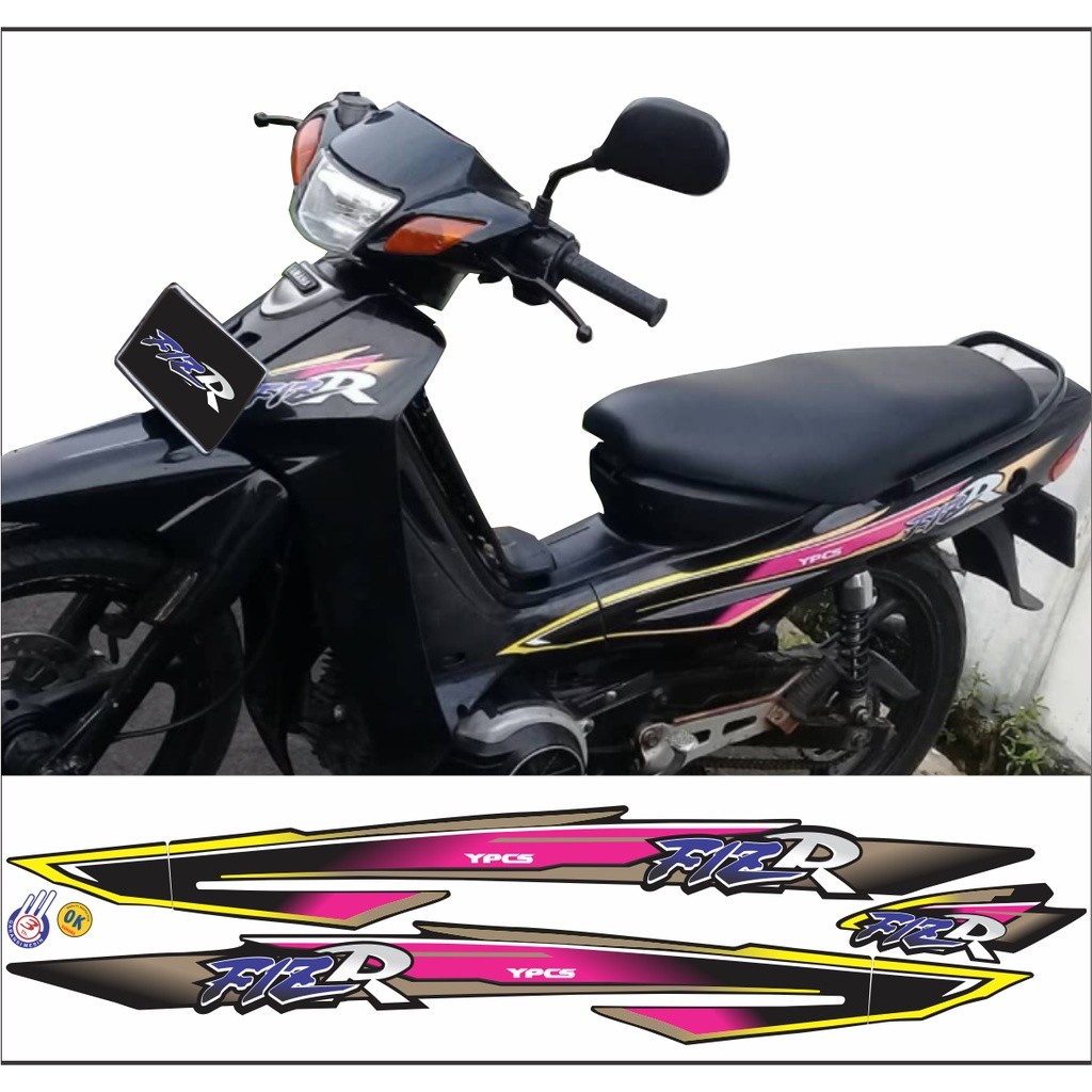 Striping Variasi FIZR 1997 1998 Hitam FIZ R HOLOGRAM
